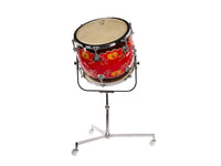 13-inch Chinese tom tom (paigu) on a height-adjustable rolling stand