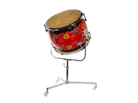 15-inch Chinese tom tom (paigu) on a height-adjustable rolling stand